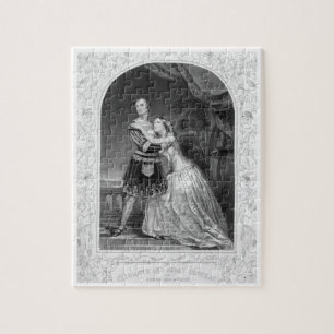 Charlotte och Susan Cushman som Romeo och Juliet, Pussel