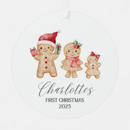 Charlotte Personalized Baby's First Christmas Julgransdekoration