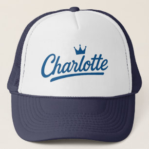 Charlotte Queen City Krona Script Design - Royal Keps