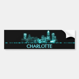 Charlotte Skyline Bildekal