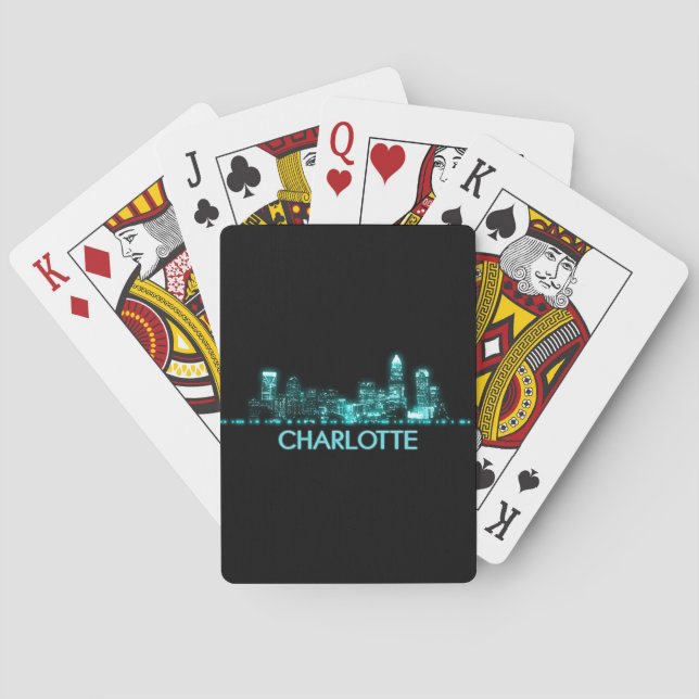 Charlotte Skyline Casinokort (Baksidan)