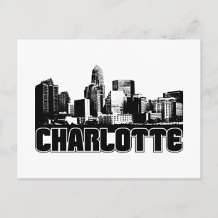 Charlotte Skyline Vykort