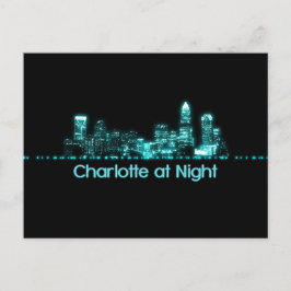 Charlotte Skyline Vykort