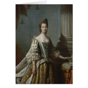 Charlotte Sophia av Mecklenburg-Strelitz, 1762 Hälsningskort