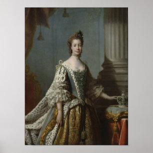 Charlotte Sophia av Mecklenburg-Strelitz, 1762 Poster
