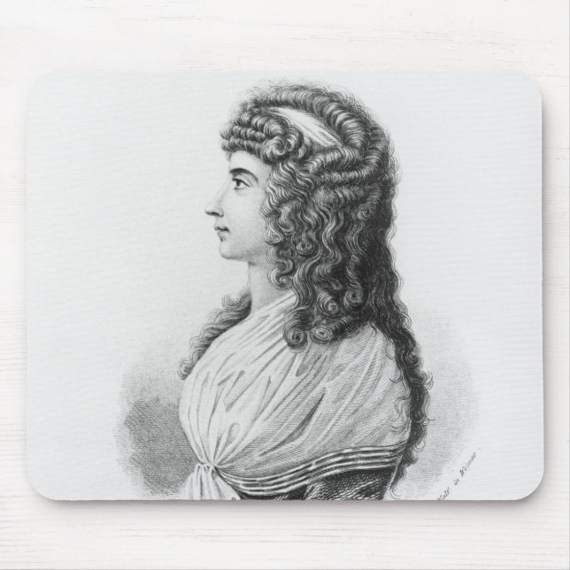 Charlotte von Stein, födda von Schardt, sent Musmatta (Framsidan)