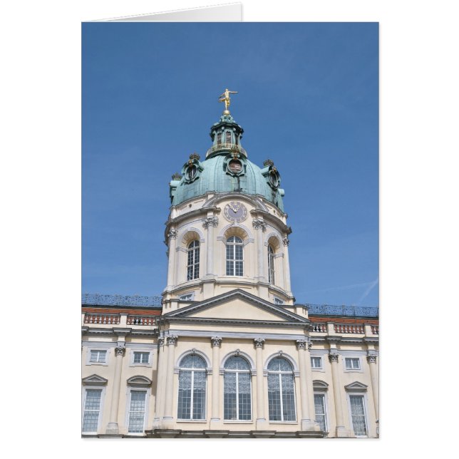 Charlottenburgs slott i Berlin Hälsningskort (Framsidan)