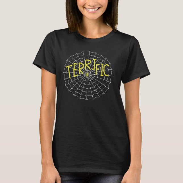 Charlotte's Terrific Spindelnät T Shirt (Framsida)