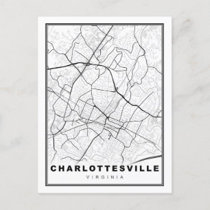 Charlottesville Karta Vykort
