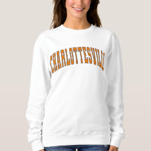 Charlottesville Vintage Varsity College Stil T Shirt