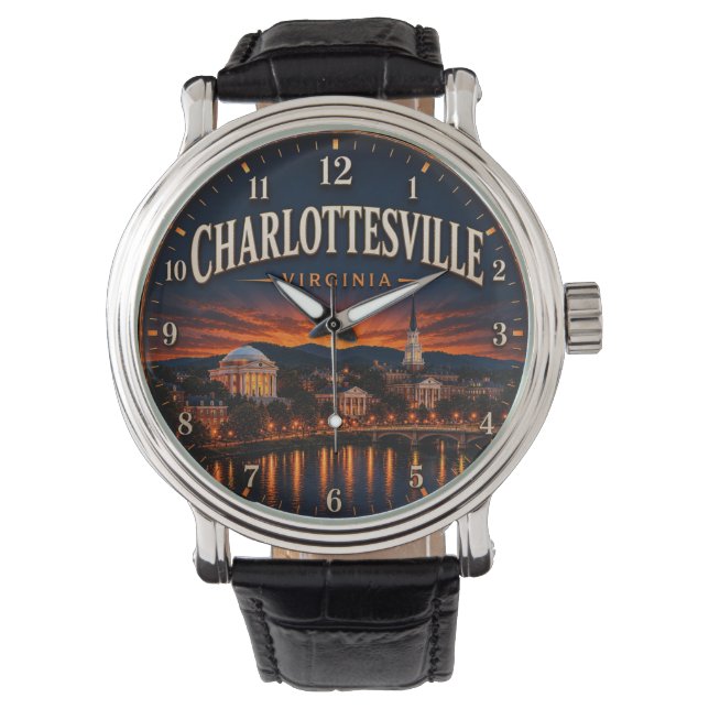 Charlottesville Virginia Armbandsur (Framsida)