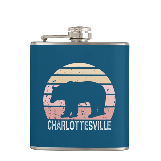 Charlottesville Virginia Retro Bear Fickplunta (Framsidan)