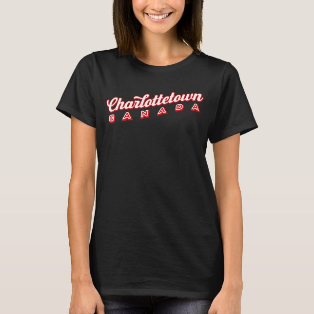 Charlottetown Kanada T Shirt (Framsida)