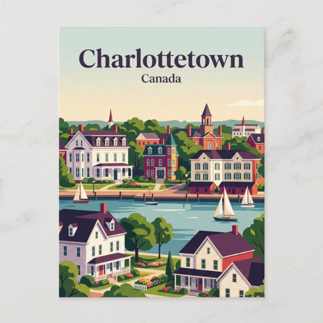 Charlottetown Kanada Vykort (Framsida)