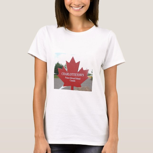 Charlottetown Prince Edward Island, fotografi T Shirt (Framsida)