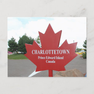 Charlottetown Prince Edward Island, fotografi Vykort