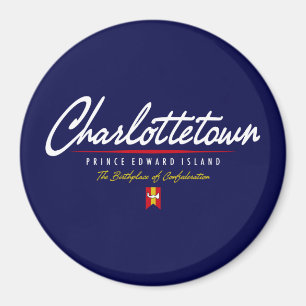 Charlottetown skrivar magnet