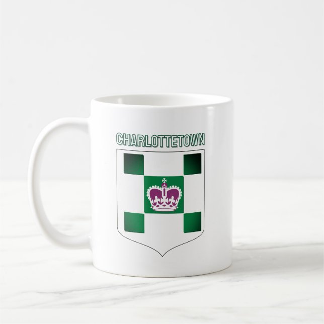 Charlottetown vapen - PEI Kaffemugg (Vänster)