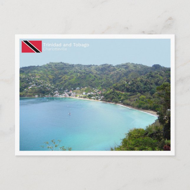 Charlotteville - Trinidad och Tobago Vykort (Framsida)