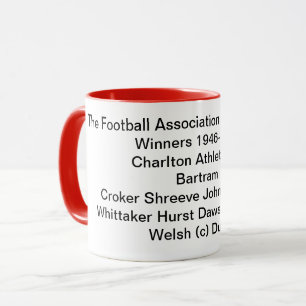 Charlton Athletic FA Kopp-vinnare mugg 1947