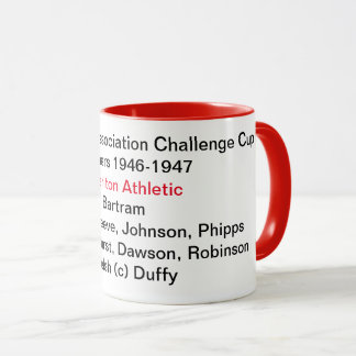 Charlton Athletic FA Kopp-vinnare mugg 1947