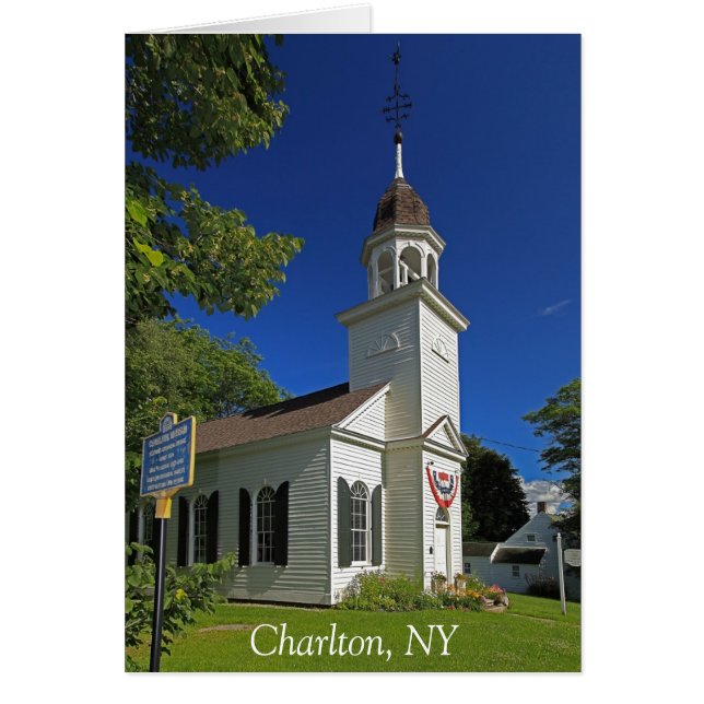 Charlton, NY OBS Kort (Framsidan)