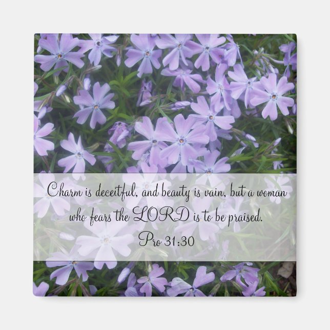 Charm är svek och skönhet är fåfänga, men en kvinn magnet (Framsidan)