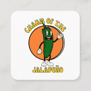 Charm av Jalapeño Fyrkantigt Visitkort