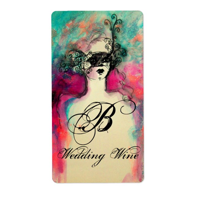 CHARM BRÖLLOP VIN MONOGRAM FRAKTSEDEL (Framsidan)