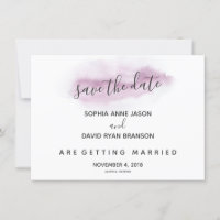 Charm Calligraphy Rosa Watercolor Spara datum