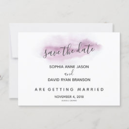 Charm Calligraphy Rosa Watercolor Spara datum Datumet