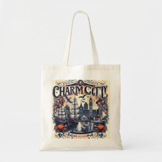 Charm City Calling: An Illustrative Tote Tygkasse
