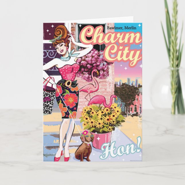 Charm City Hon Cards Kort (Framsida)