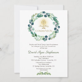 Charm Eucalyptus Foliage Kor 1:a Heligan Communion Inbjudningar