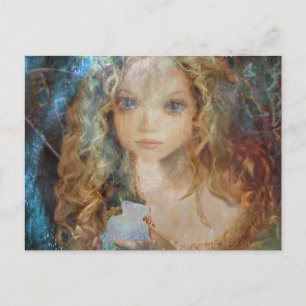 Charm - Fairy Angel med Fairy Dust Blessings Vykort