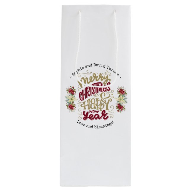 Charm God jul Gott nytt år Typografi (Framsidan)