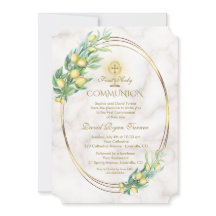 Charm Lemon Grenar Marble Guld Heliga Communion