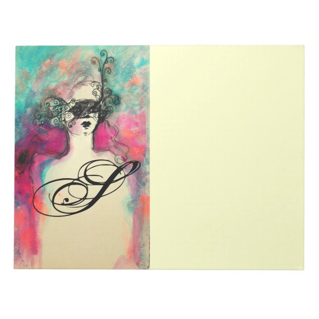 CHARM MONOGRAM ANTECKNINGSBLOCK (Framsida)