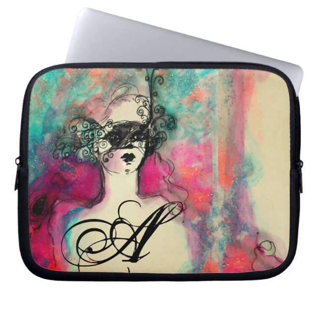 CHARM MONOGRAM av Bulgan Lumini Laptop Fodral (Framsidan)