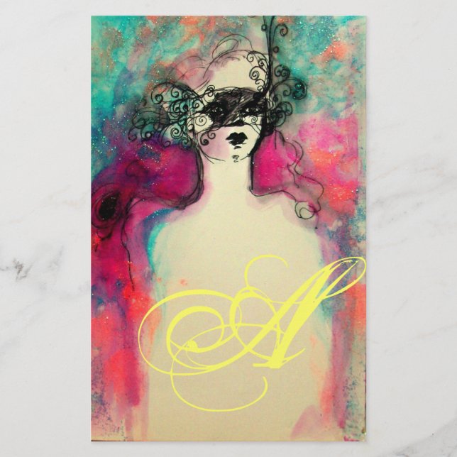 CHARM MONOGRAM BREVPAPPER (Framsida)