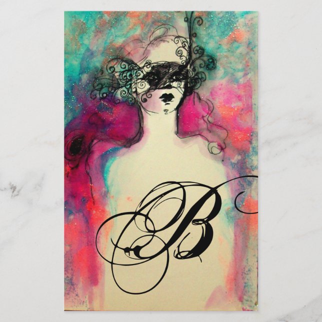 CHARM MONOGRAM BREVPAPPER (Framsida)