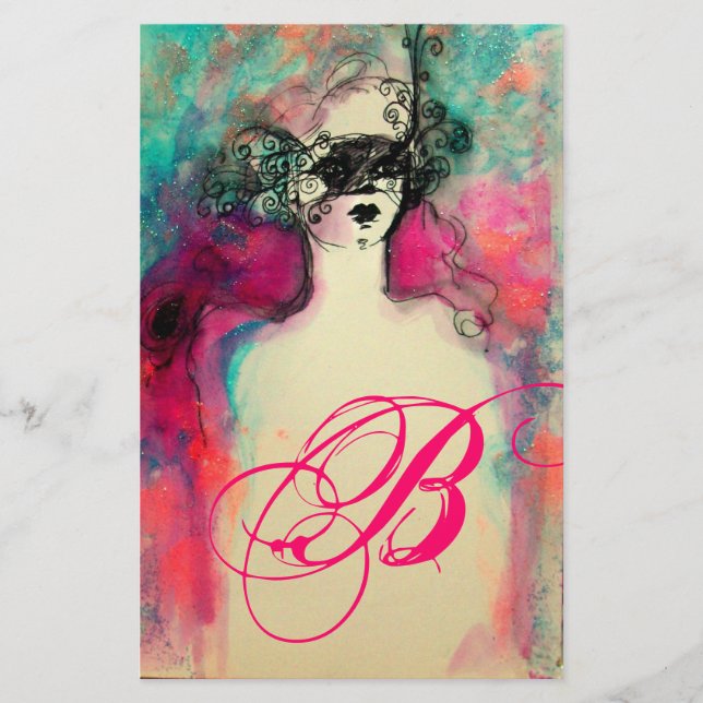 CHARM MONOGRAM BREVPAPPER (Framsida)