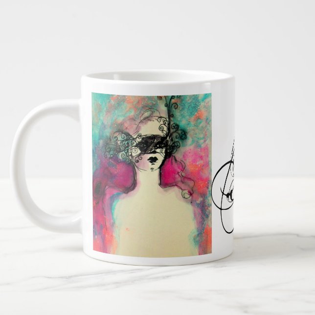 CHARM MONOGRAM JUMBO MUGG (Vänster)