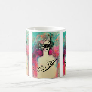 CHARM MONOGRAM KAFFEMUGG