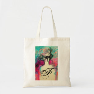CHARM MONOGRAM / Mysterisk skönhet med mask Tygkasse