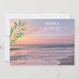 Charm Ocean Beach View en minnesnärvaro Meddelande