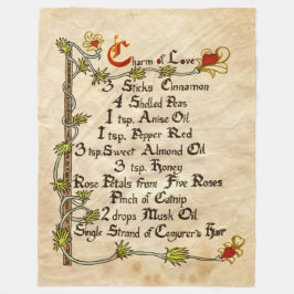 Charm of Kärlek Fleecefilt