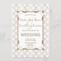 Charm Old Hollywood Underbar Gatsby White Bröllop