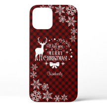 Charm Red Buffalo GOD JUL Monogram