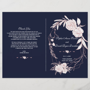 Charm Ro Guld White Flowers Geometric Program